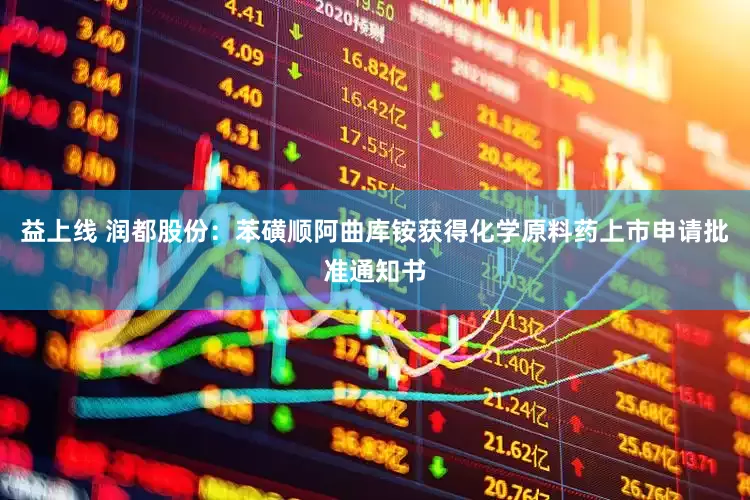 益上线 润都股份：苯磺顺阿曲库铵获得化学原料药上市申请批准通知书